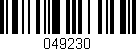 Código de barras (EAN, GTIN, SKU, ISBN): '049230'