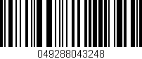 Código de barras (EAN, GTIN, SKU, ISBN): '049288043248'
