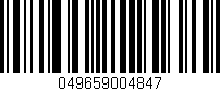 Código de barras (EAN, GTIN, SKU, ISBN): '049659004847'