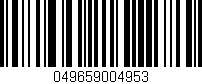 Código de barras (EAN, GTIN, SKU, ISBN): '049659004953'