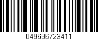 Código de barras (EAN, GTIN, SKU, ISBN): '049696723411'
