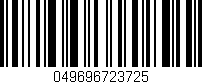 Código de barras (EAN, GTIN, SKU, ISBN): '049696723725'