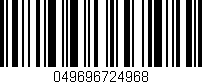 Código de barras (EAN, GTIN, SKU, ISBN): '049696724968'