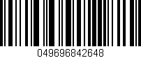 Código de barras (EAN, GTIN, SKU, ISBN): '049696842648'