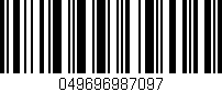 Código de barras (EAN, GTIN, SKU, ISBN): '049696987097'