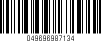 Código de barras (EAN, GTIN, SKU, ISBN): '049696987134'