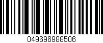 Código de barras (EAN, GTIN, SKU, ISBN): '049696988506'