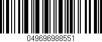 Código de barras (EAN, GTIN, SKU, ISBN): '049696988551'