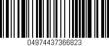 Código de barras (EAN, GTIN, SKU, ISBN): '04974437366823'