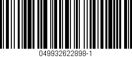 Código de barras (EAN, GTIN, SKU, ISBN): '049932622898-1'