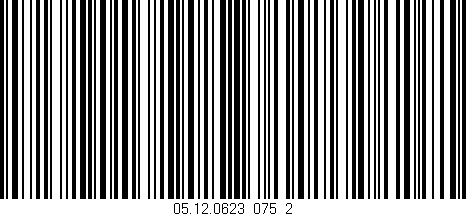 Código de barras (EAN, GTIN, SKU, ISBN): '05.12.0623_075_2'