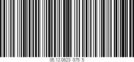 Código de barras (EAN, GTIN, SKU, ISBN): '05.12.0623_075_5'