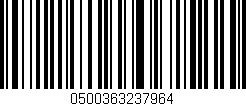 Código de barras (EAN, GTIN, SKU, ISBN): '0500363237964'