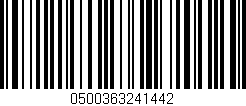Código de barras (EAN, GTIN, SKU, ISBN): '0500363241442'