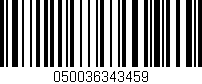Código de barras (EAN, GTIN, SKU, ISBN): '050036343459'