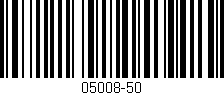 Código de barras (EAN, GTIN, SKU, ISBN): '05008-50'
