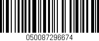 Código de barras (EAN, GTIN, SKU, ISBN): '050087296674'