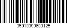 Código de barras (EAN, GTIN, SKU, ISBN): '05010993689125'