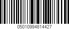 Código de barras (EAN, GTIN, SKU, ISBN): '05010994814427'