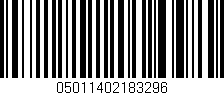 Código de barras (EAN, GTIN, SKU, ISBN): '05011402183296'