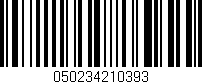 Código de barras (EAN, GTIN, SKU, ISBN): '050234210393'