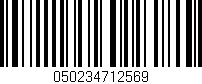 Código de barras (EAN, GTIN, SKU, ISBN): '050234712569'