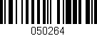 Código de barras (EAN, GTIN, SKU, ISBN): '050264'