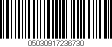 Código de barras (EAN, GTIN, SKU, ISBN): '05030917236730'