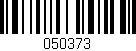 Código de barras (EAN, GTIN, SKU, ISBN): '050373'