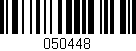 Código de barras (EAN, GTIN, SKU, ISBN): '050448'