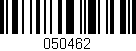 Código de barras (EAN, GTIN, SKU, ISBN): '050462'