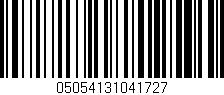 Código de barras (EAN, GTIN, SKU, ISBN): '05054131041727'