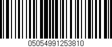 Código de barras (EAN, GTIN, SKU, ISBN): '05054991253810'