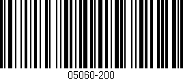 Código de barras (EAN, GTIN, SKU, ISBN): '05060-200'