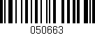 Código de barras (EAN, GTIN, SKU, ISBN): '050663'