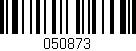 Código de barras (EAN, GTIN, SKU, ISBN): '050873'