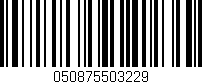 Código de barras (EAN, GTIN, SKU, ISBN): '050875503229'