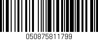 Código de barras (EAN, GTIN, SKU, ISBN): '050875811799'