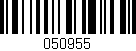 Código de barras (EAN, GTIN, SKU, ISBN): '050955'