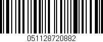 Código de barras (EAN, GTIN, SKU, ISBN): '051128720882'