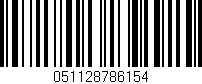 Código de barras (EAN, GTIN, SKU, ISBN): '051128786154'