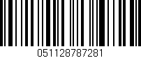 Código de barras (EAN, GTIN, SKU, ISBN): '051128787281'