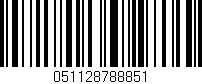 Código de barras (EAN, GTIN, SKU, ISBN): '051128788851'