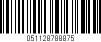 Código de barras (EAN, GTIN, SKU, ISBN): '051128788875'