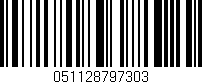 Código de barras (EAN, GTIN, SKU, ISBN): '051128797303'