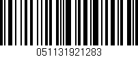 Código de barras (EAN, GTIN, SKU, ISBN): '051131921283'