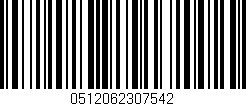 Código de barras (EAN, GTIN, SKU, ISBN): '0512062307542'