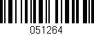 Código de barras (EAN, GTIN, SKU, ISBN): '051264'