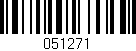 Código de barras (EAN, GTIN, SKU, ISBN): '051271'