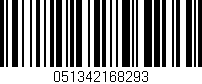 Código de barras (EAN, GTIN, SKU, ISBN): '051342168293'